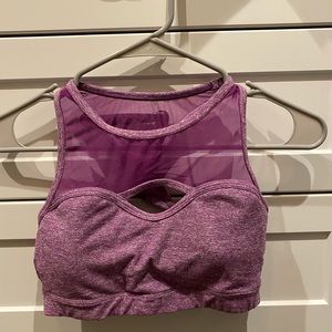 Glyder Sport Bra heathered purple Small